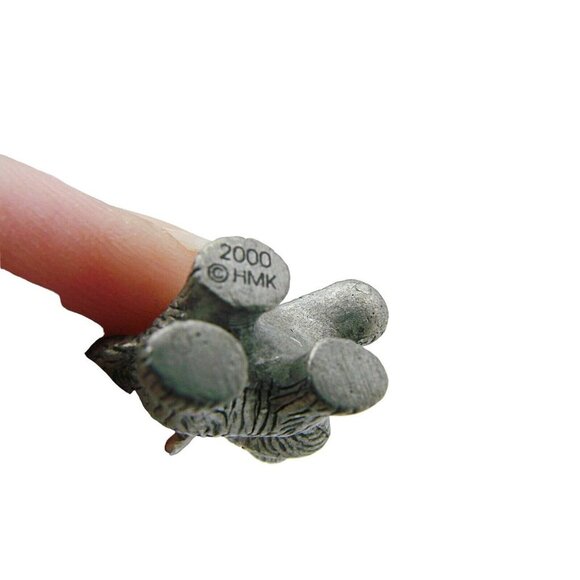 Husky Frosty Friends Pewter Miniature Mini Dog Pendant Hallmark Keepsake 2000 - Picture 5 of 11